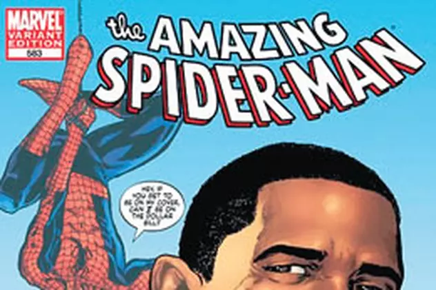 Obama se întâlneşte cu Omul-Păianjen