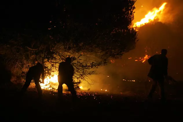 Un albanez şi-a incendiat soţia şi o pădure