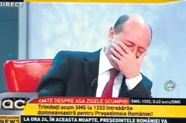 Băsescu a râs cu lacrimi la OTV