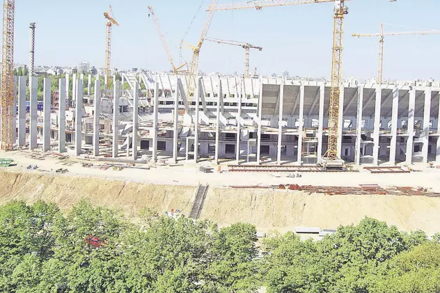 Tribunele noului Stadion Naţional sunt aproape finalizate