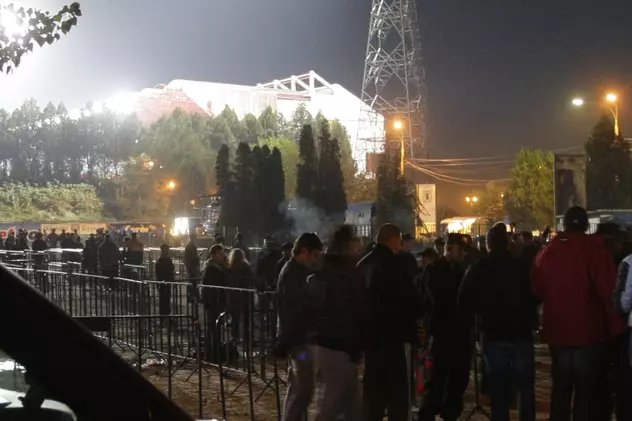 Un bărbat a vrut să se arunce de pe nocturna stadionului din cauza sărăciei 