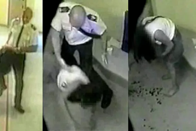 Video | Un poliţist târăşte o femeie pe jos, ca pe o bucată de gunoi