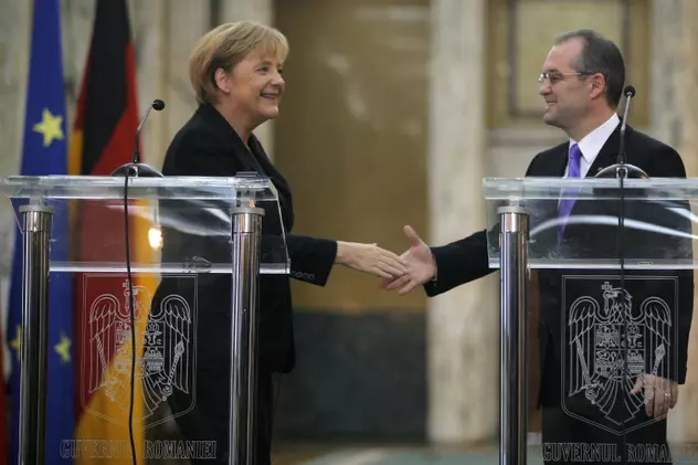 Cancelarul german Angela Merkel a venit a doua oară în România