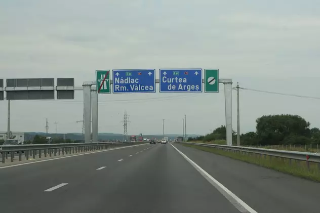 Atenție șoferi! Se lucrează pe Autostrada București-Pitești