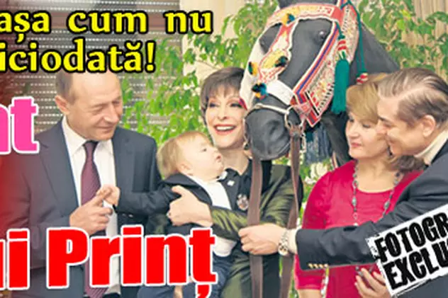 Exclusiv | Micul Prinţ Carol Ferdinand împlineşte un an! Naşul Traian Băsescu i-a dat cadou stiloul prezidenţial