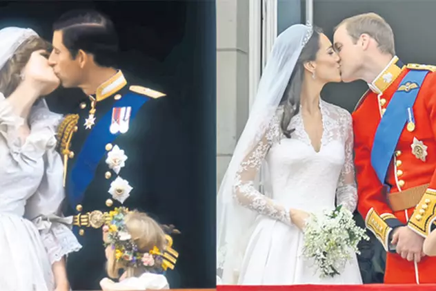Asemănările şi deosebirile dintre soţia prinţului Wiliam, Kate, şi mama acestuia, Lady Diana