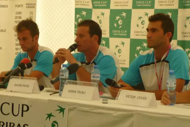 Andrei Pavel, înainte de întâlnirea cu Cehia din Cupa Davis: "Nu suntem supăraţi pe Hănescu"