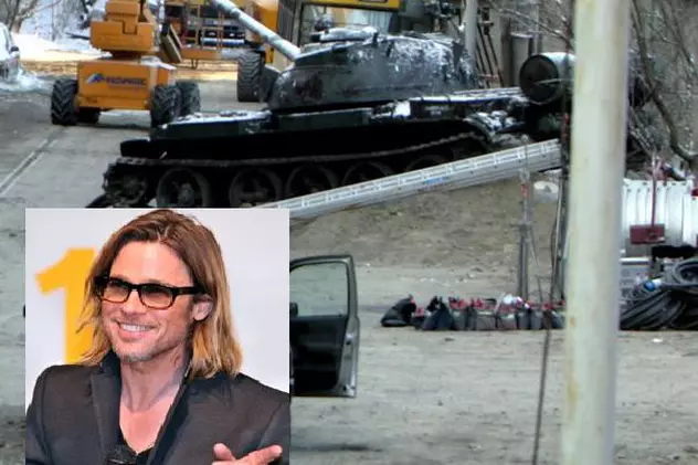 Foto | Vedeţi acest tanc din era sovietică? Acum este al lui Brad Pitt!