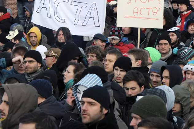 4.000 de bulgari au manifestat la Sofia împotriva ACTA