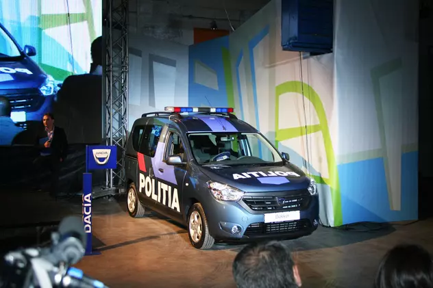 Dacia Dokker, noua maşină de serviciu a Poliţiei Rutiere