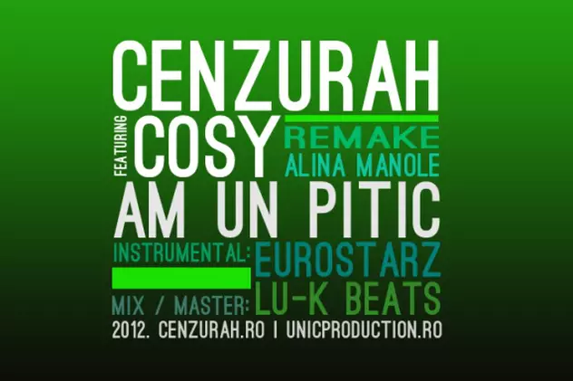 CenzuraH feat. Cosy - Am un pitic (Remake)
