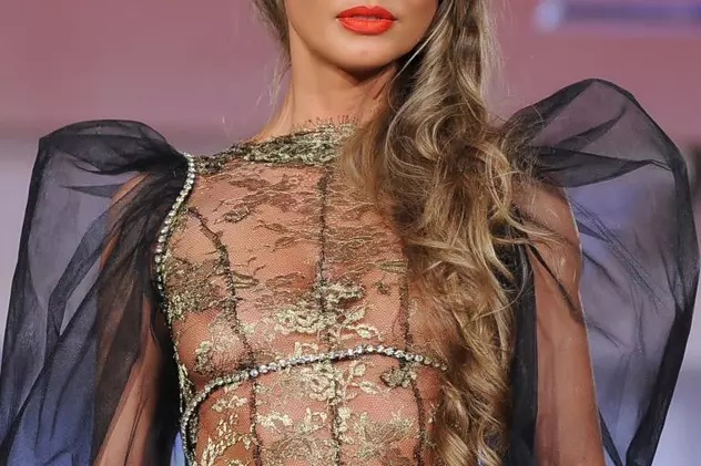 Blonda sexy care recunoaște că fără un bărbat influent nu ar fi ajuns un model celebru: "Nicu Gheară mă protejează și are grijă de mine!"