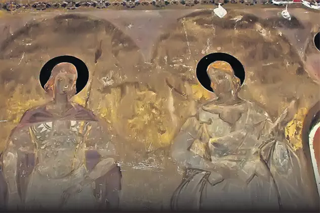 Biserica lui Eminescu, pictată cu «îngeri negri»
