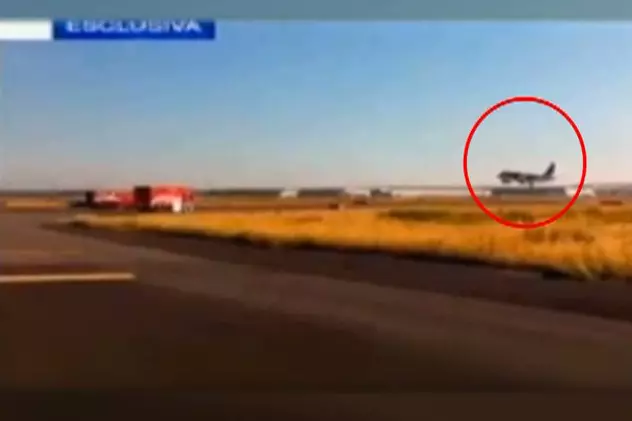 ÎNREGISTRARE ŞOCANTĂ! Aterizarea de urgenţă a avionului Wizzair la Roma a fost filmată | VIDEO