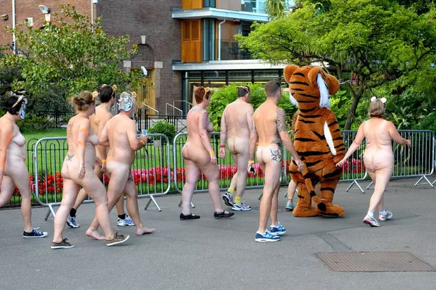 Au alergat GOI PUŞCĂ pentru a avertiza asupra dispariţiei tigrilor! | FOTO 18+