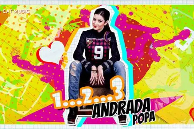"1, 2, 3"! Andrada Popa lansează cel de-al doilea single din carieră