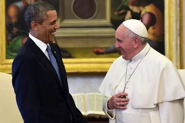 Papa Francisc şi Barack Obama s-au întâlnit pentru prima oară | FOTO 