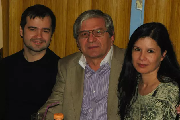 Laurenţiu Duţă, alături de tatăl său şi sora sa, Aida | IMAGINE RARĂ