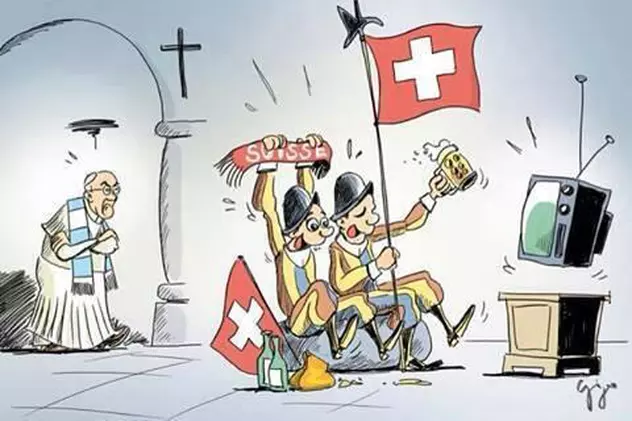 Vaticanul fierbe înainte de meciul Argentina - Elveția