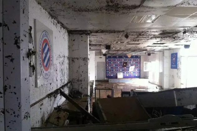 FOTO ULUITOR / Imagini cu dezastrul abătut asupra stadionului din Montpellier!