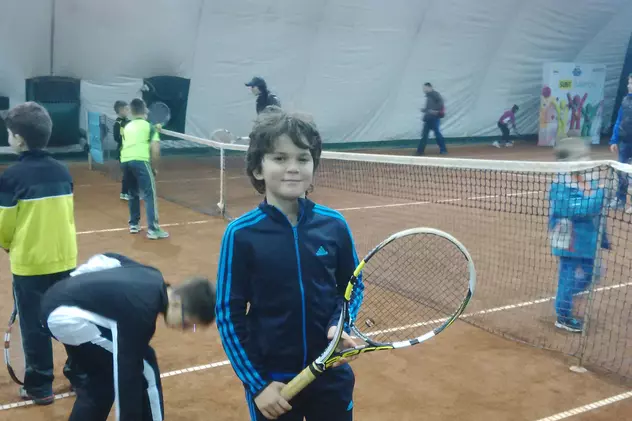 Damian Cucu visează să-l ajungă pe Federer, chiar dacă îl admiră pe Nadal / GALERIE FOTO