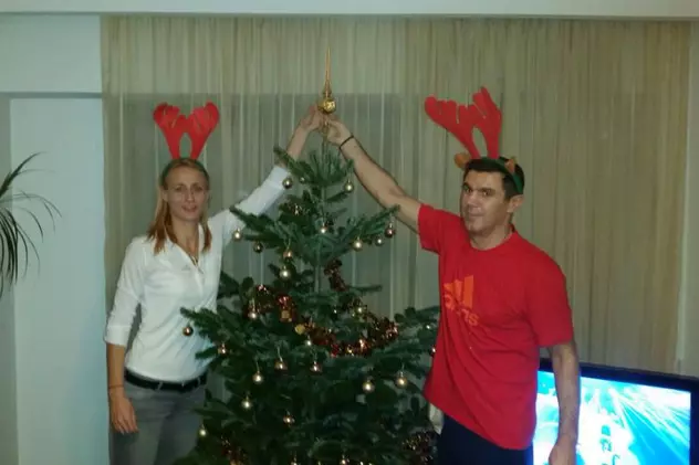Camelia Potec, Crăciun împreună cu Mihai Leu și familia acestuia