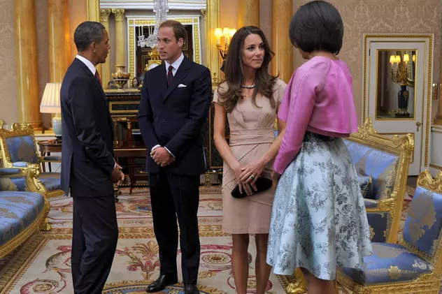 Prințul William și Kate, în vizită la Obama. Cum i-a primit președintele SUA