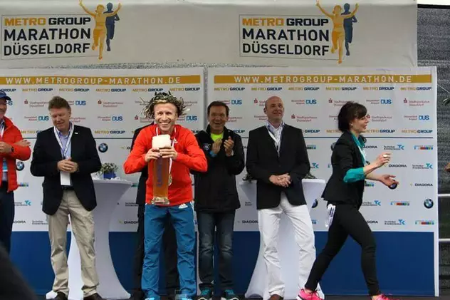 Marius Ionescu, premiat cu bere după ce s-a calificat la cursa de maraton de la Jocurile Olimpice de la Rio