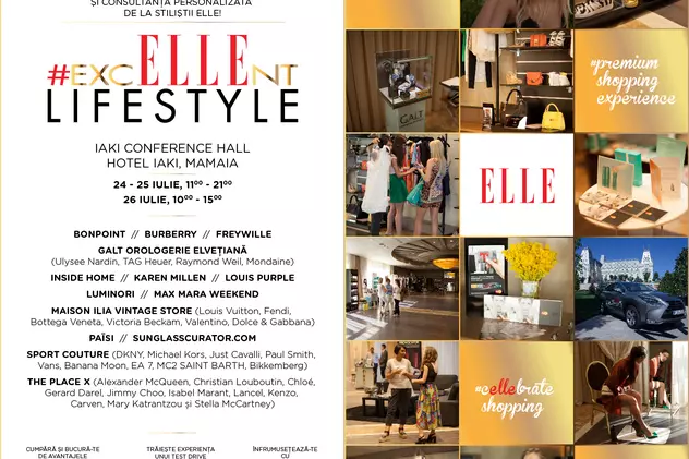 #excELLEntLifestyle Summer Edition: Discounturi speciale la cele mai importante branduri de modă, lifestyle și frumusețe