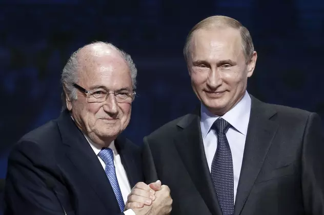 Blatiștii, între ei. Putin: ”Blatter merită Primul Nobel pentru Pace!”