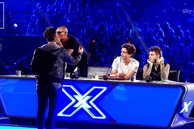 Patru de «Da» și un sărut! Un român a șocat juriul de la «X Factor» Italia