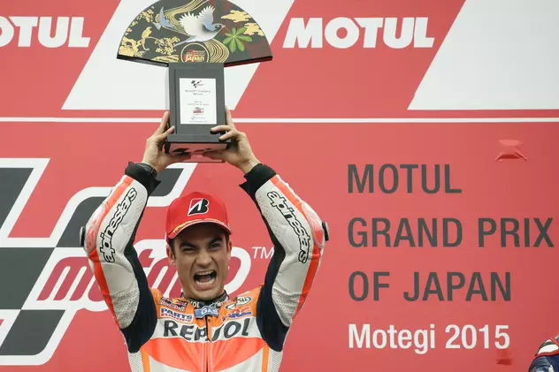 Dani Pedrosa a câștigat MP al Japoniei la Moto GP, Rossi, lider consolidat