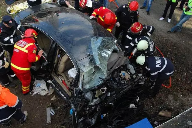 Accident teribil pe Calea Griviței, din București: 6 mașini implicate