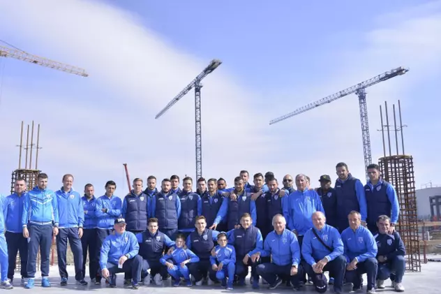 Primii pași ai jucătorilor de la CSU Craiova pe noua arenă ”Ion Oblemenco“/ VIDEO