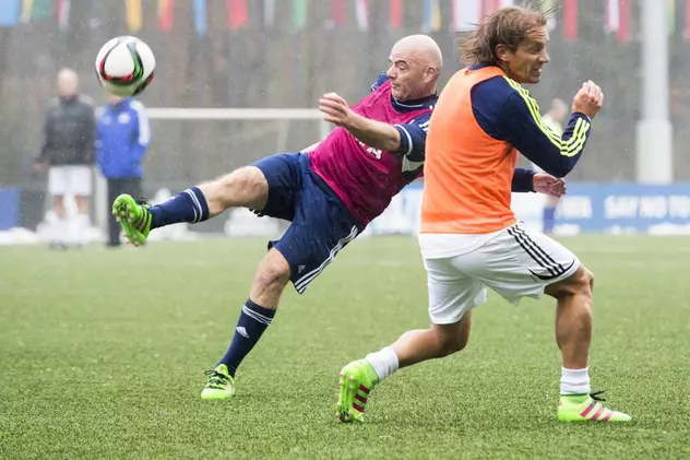 Ferea, trage Gianni! Infantino s-a jucat, în prima zi ca șef la FIFA!