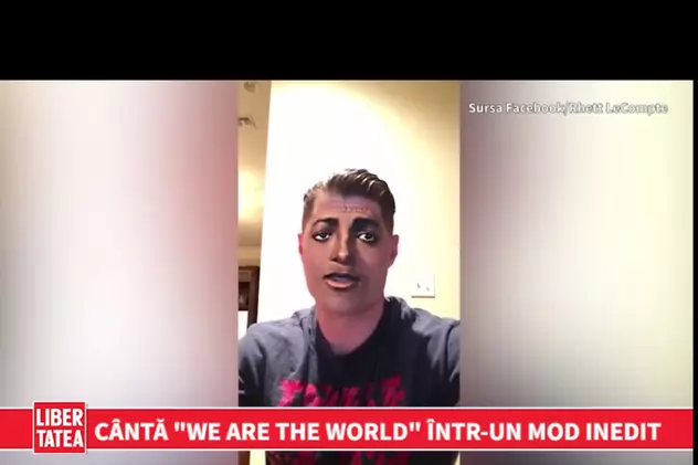 Cântă “We Are The World” cu ajutorul unei aplicații care îi schimbă fața | VIDEO