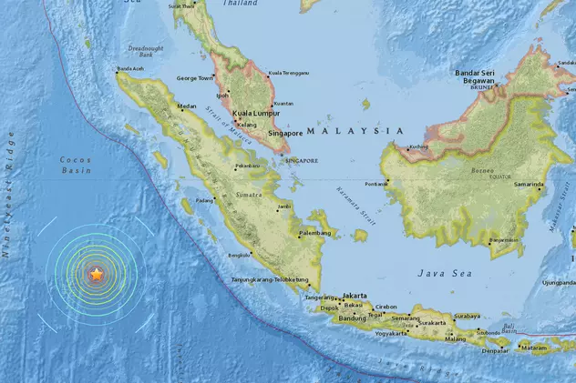 UPDATE|Cutremur uriaș de 7,9 grade în insula Sumatra! Alerta de TSUNAMI a fost anulată!