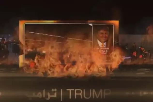 Donald Trump a fost folosit de ISIS într-un video de propagandă lansat după atentatele din Bruxelles. Miliardarul apare cuprins de flăcări