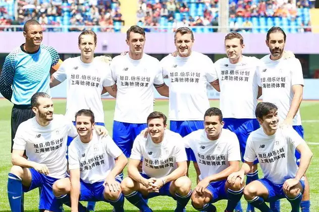 Cristi Chivu a revenit pe teren într-un meci al legendelor Seriei A