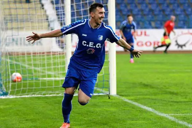 Ioan Hora a devenit cel mai bun marcator din istoria clubului Pandurii Târgu Jiu