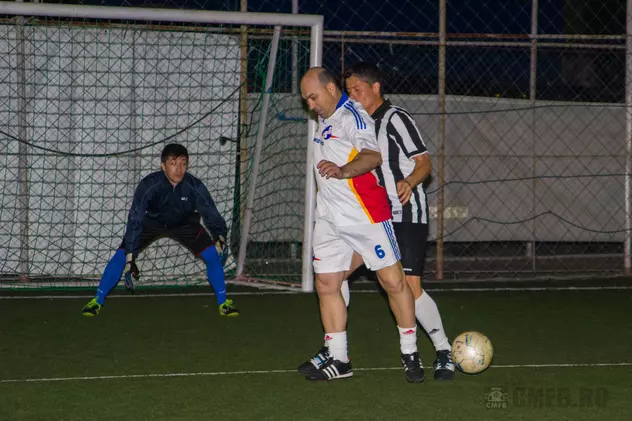 Jean Vlădoiu a debutat în campionatul de minifotbal, la 47 de ani! ”Charlie” și-a lăsat amprenta încă de la primul meci
