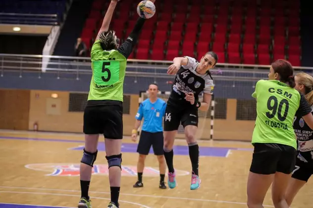 CSM București, la un pas de al doilea titlul consecutiv. ”Tigroaicele” își află vineri adversarul din semfinalele Final Four-ului Ligii FOTO