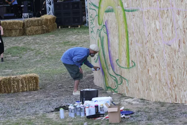 Un bistrițean şi-a transformat în job pasiunea pentru graffiti! GALERIE FOTO