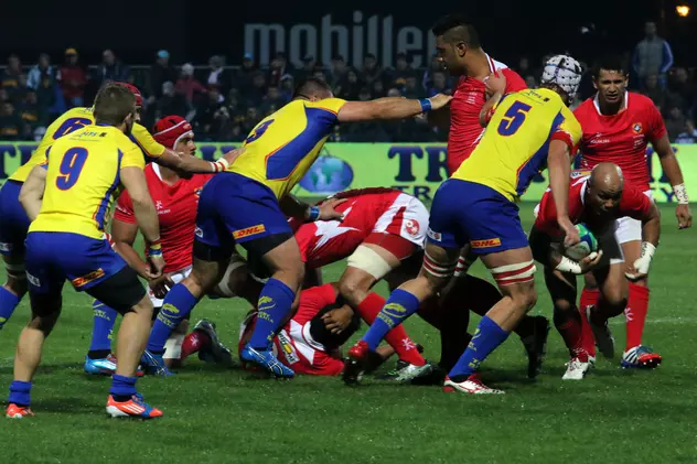 Show cu de toate! ”Șaormarii” din naționala României le-au scos rugby-ul pe nas namibienilor