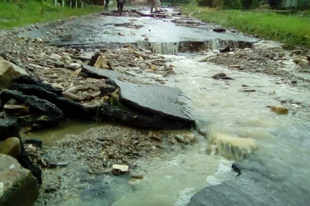 Imagini apocaliptice în judeţul Buzău! Natura a făcut ravagii