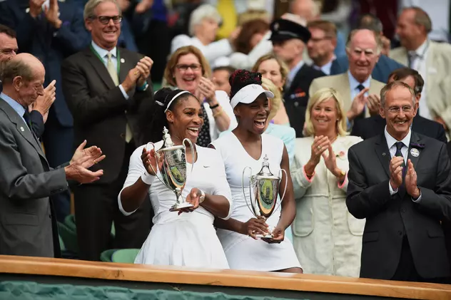 Wimbledon. Clanul Williams, la putere. Serena și Venus au luat titlul la dublu. Eleva lui Ioniță, învinsă