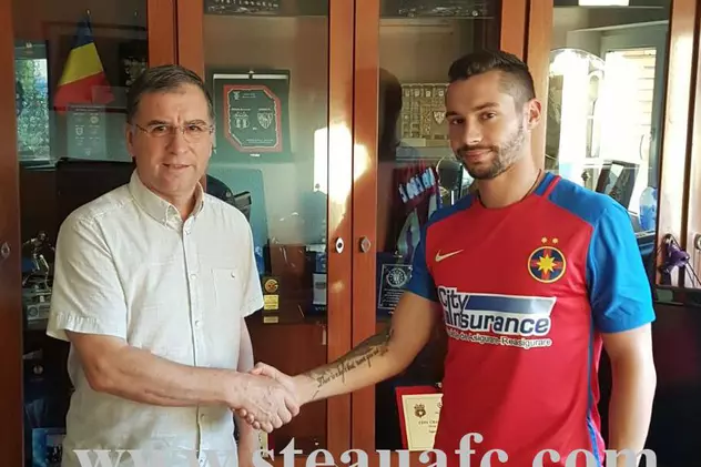 În ultimele ore de mercato, Steaua a făcut trei transferuri! Primele imagini cu Jakolis și Stăncioiu în tricoul ”roș-albașltrilor”