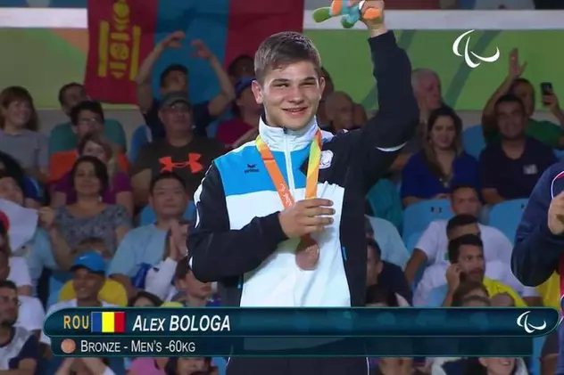 Jocurile Paralimpice. Judoka Alex Bologa a cucerit prima medalie pentru România. Povestea nevăzătorului-minune! Imagini emoționante