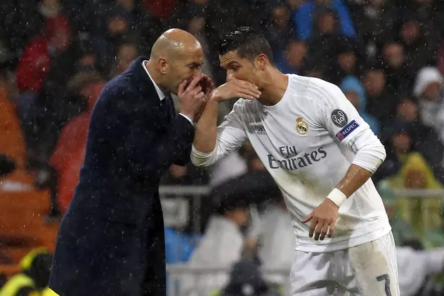 Cristiano Ronaldo s-a supărat pe Zinedine Zidane