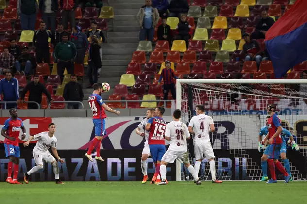 Steaua a pierdut meciul din campionat cu CFR Cluj, scor 1-2